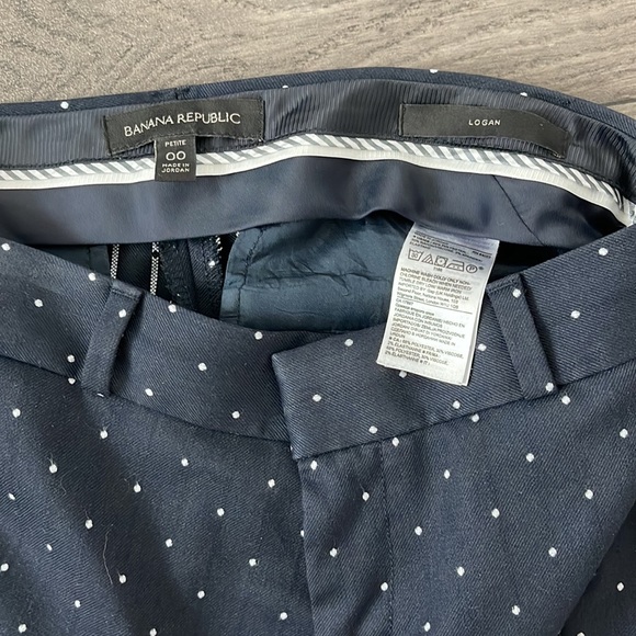 Banana Republic Spotted Pants Size 00P - Logan Style - Picture 3 of 3
